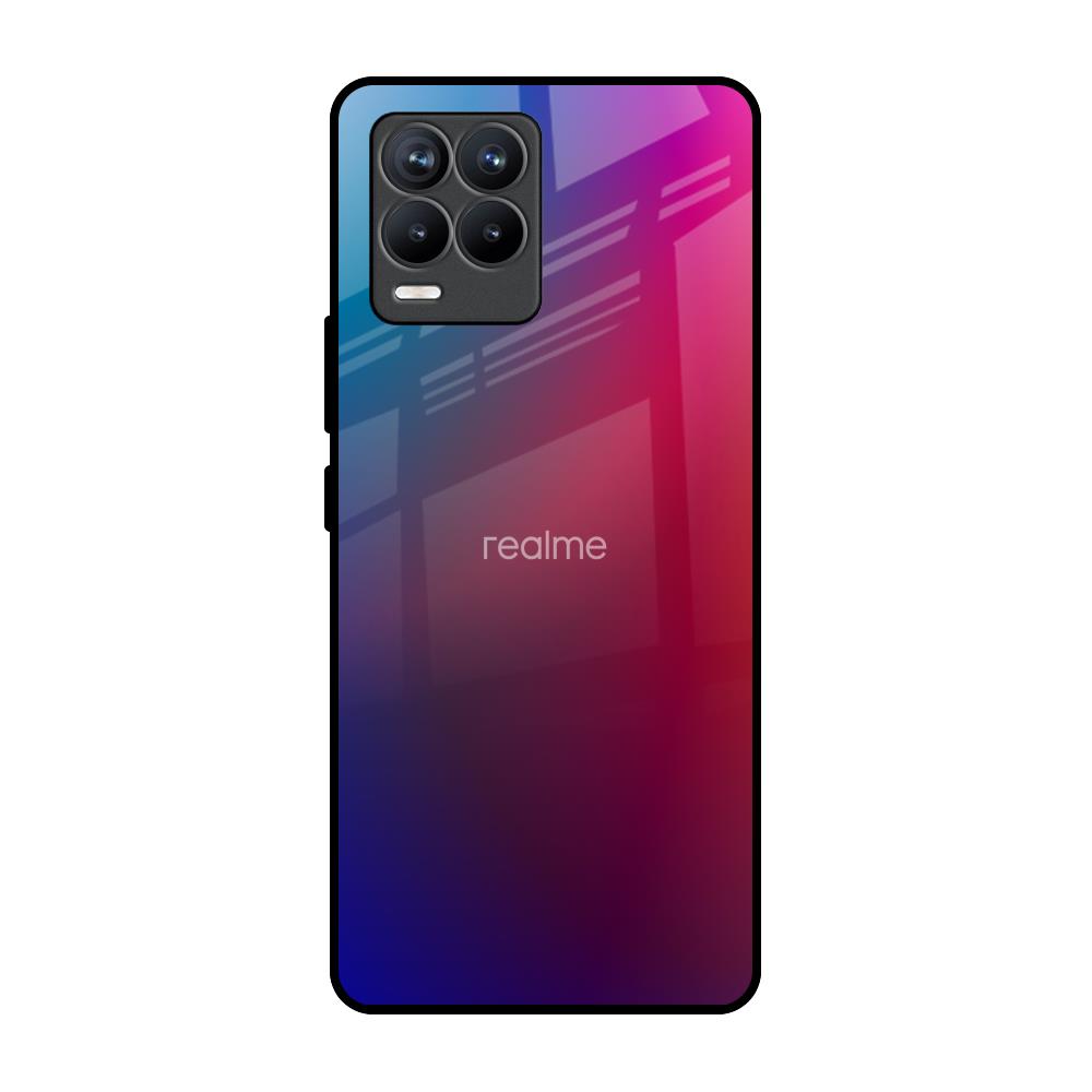 Magical Color Shade Realme 8 Pro Glass Back Cover Online