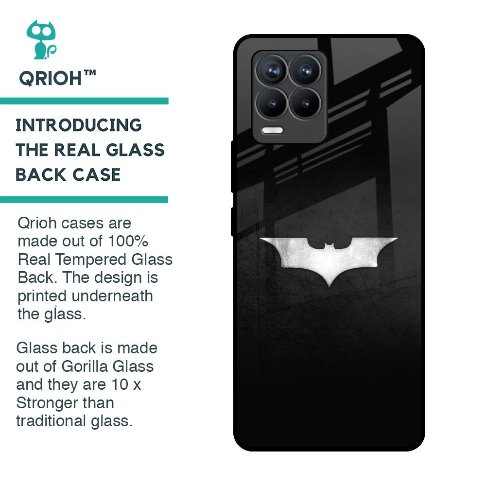 Super Hero Logo Glass Case for Realme 8 Pro