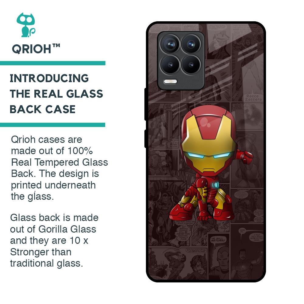 Angry Baby Super Hero Glass Case for Realme 8 Pro