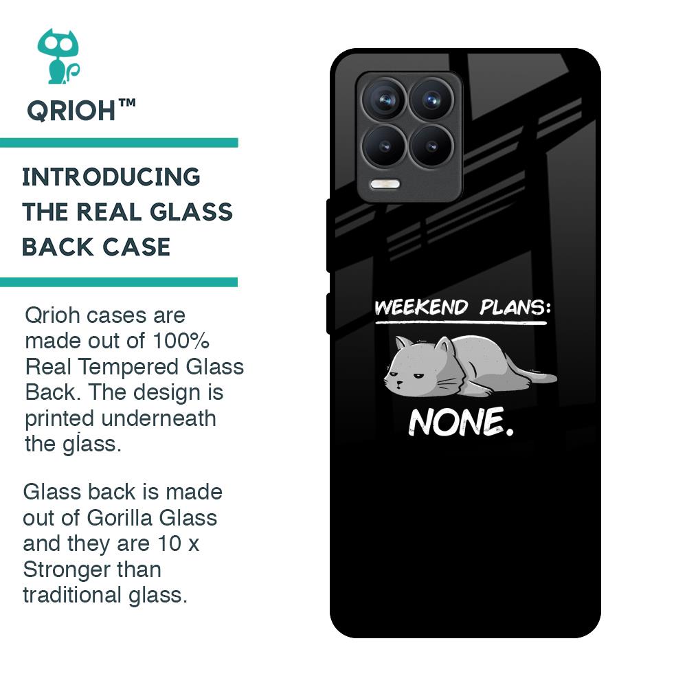Weekend Plans Glass Case for Realme 8 Pro