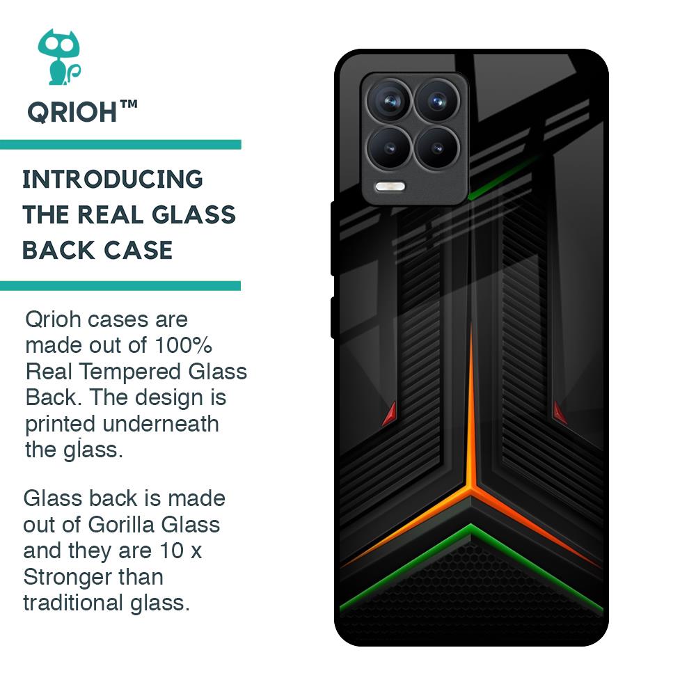 Modern Ultra Chevron Glass Case for Realme 8 Pro
