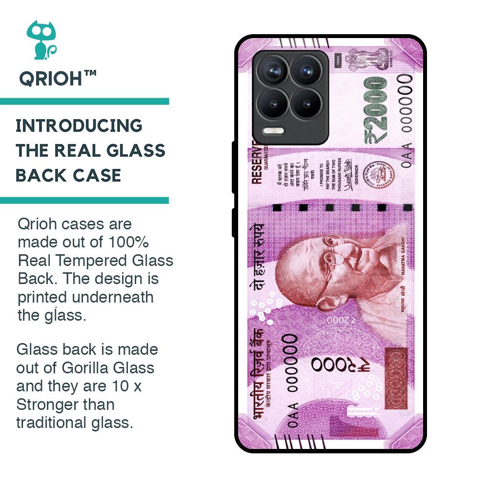 Stock Out Currency Glass Case for Realme 8 Pro