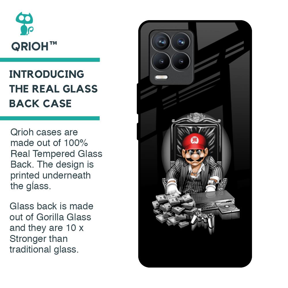 Dark Secret Glass Case for Realme 8 Pro