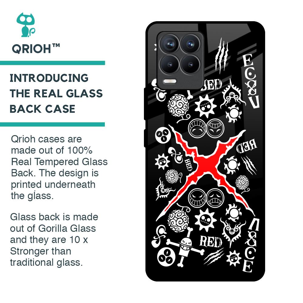 Red Zone Glass Case for Realme 8 Pro