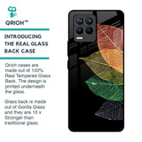 Colorful Leaves Glass Case for Realme 8 Pro
