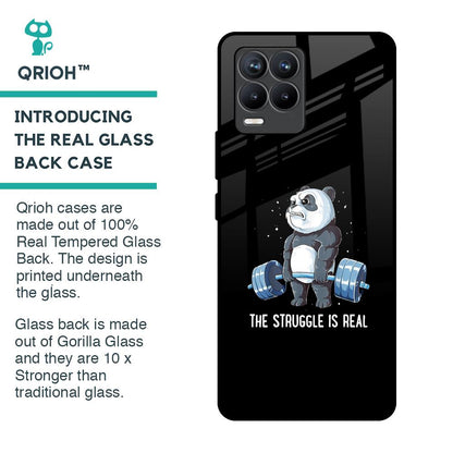 Real Struggle Glass Case for Realme 8 Pro