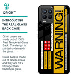 Aircraft Warning Glass Case for Realme 8 Pro