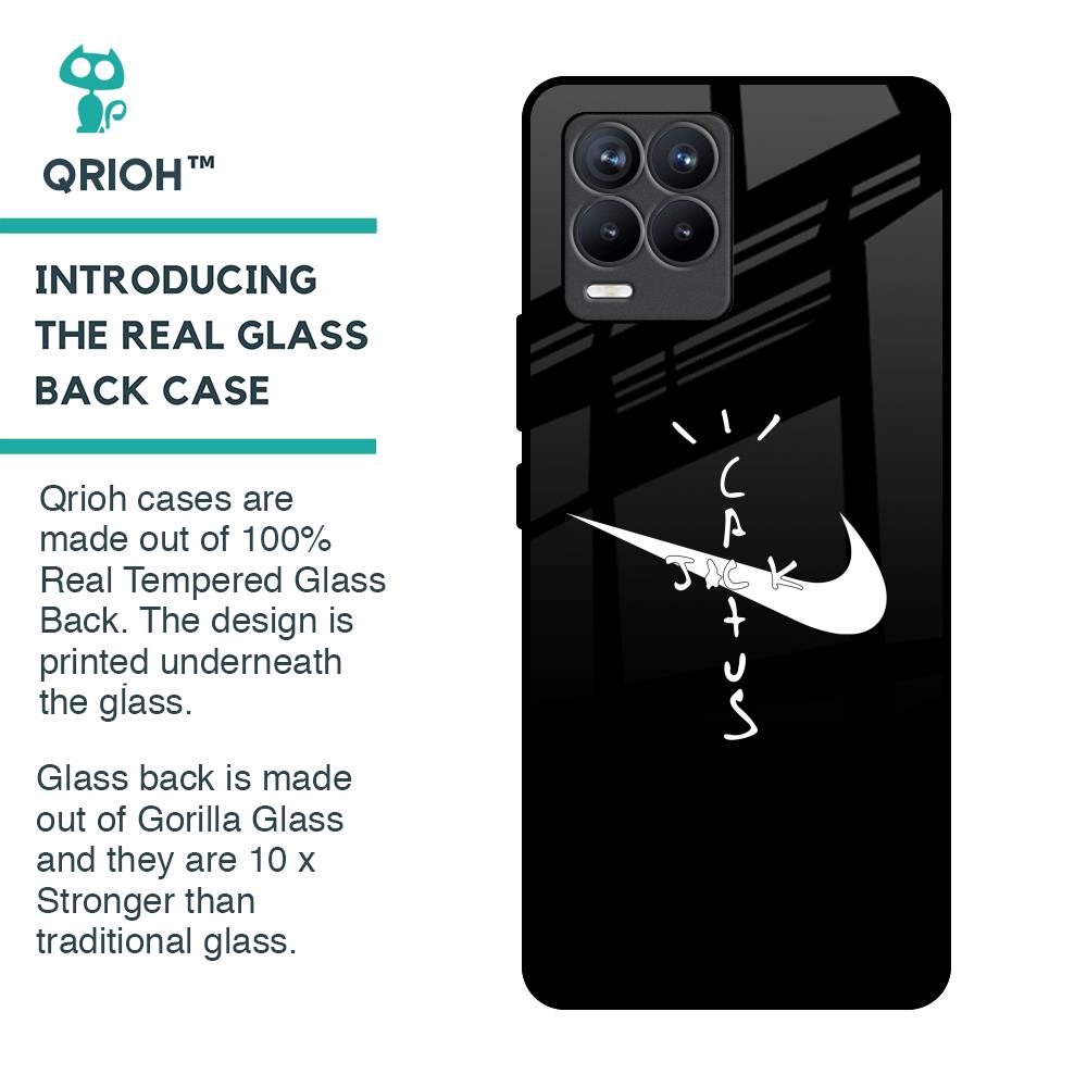 Jack Cactus Glass Case for Realme 8 Pro