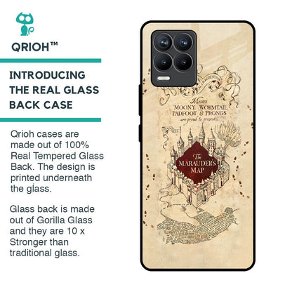 Magical Map Glass Case for Realme 8 Pro