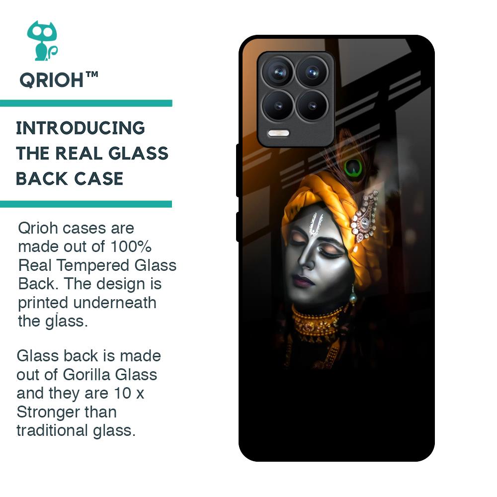 Ombre Krishna Glass Case for Realme 8 Pro