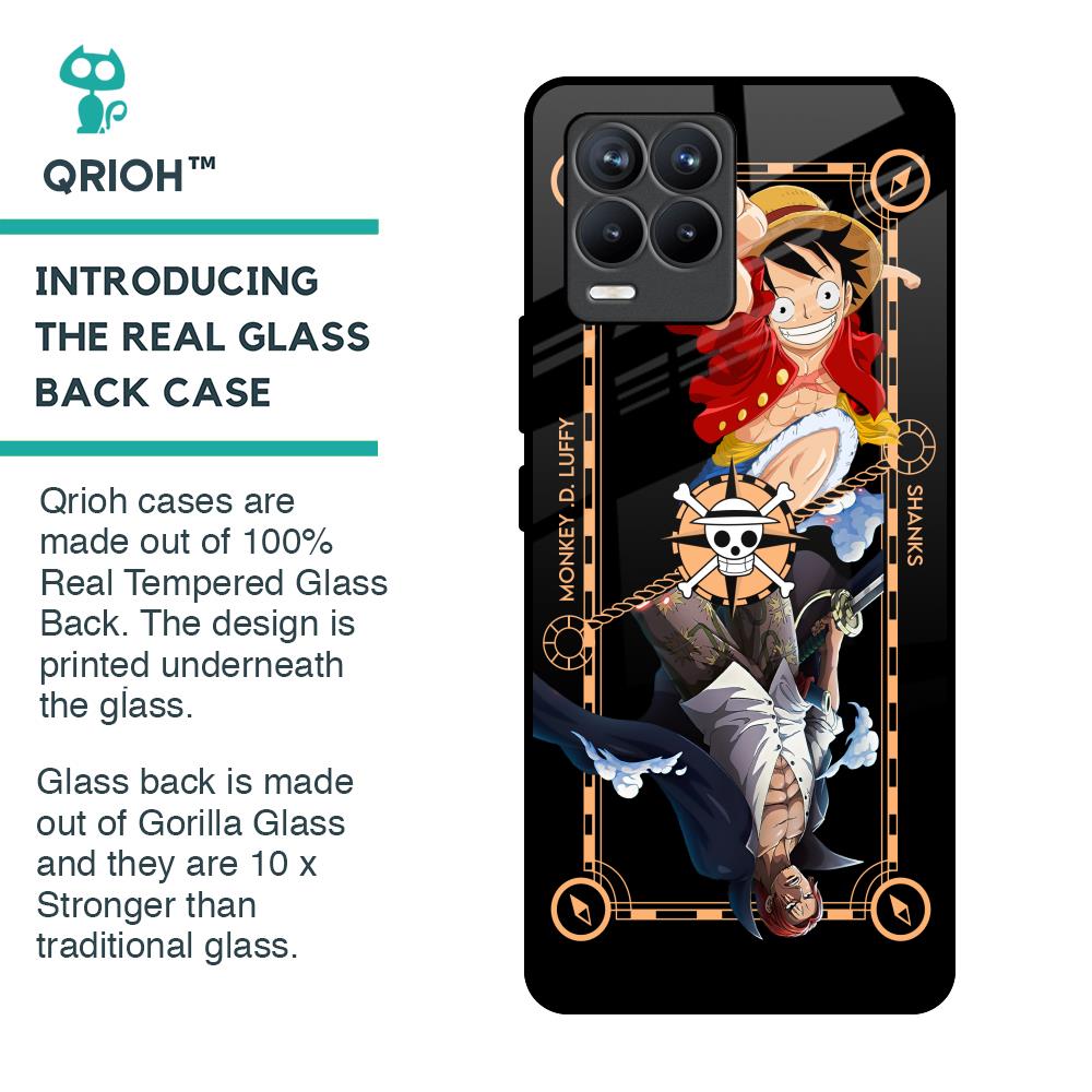 Shanks & Luffy Glass Case for Realme 8 Pro