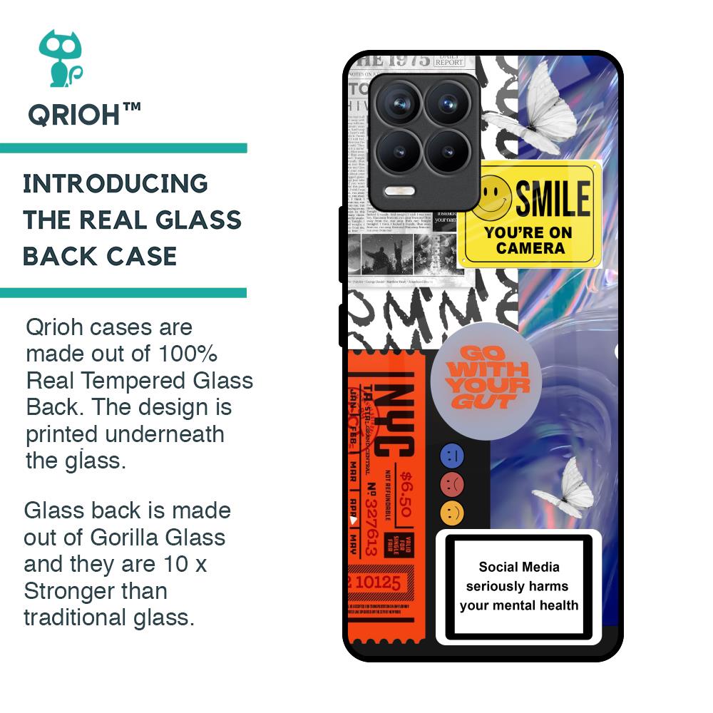Smile for Camera Glass Case for Realme 8 Pro