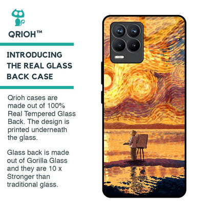 Sunset Vincent Glass Case for Realme 8 Pro
