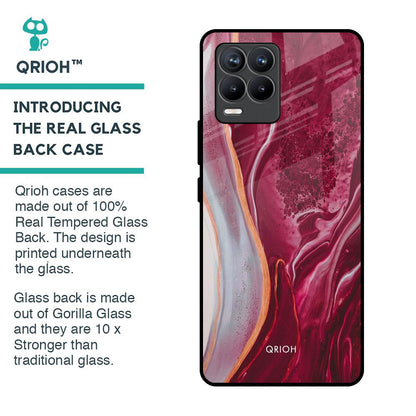 Crimson Ruby Glass Case for Realme 8 Pro
