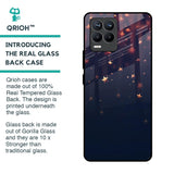Falling Stars Glass Case For Realme 8 Pro