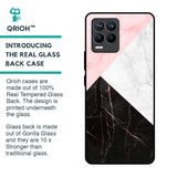 Marble Collage Art Glass Case For Realme 8 Pro