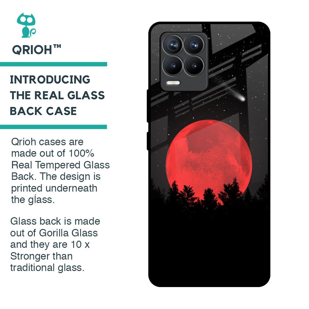 Moonlight Aesthetic Glass Case For Realme 8 Pro