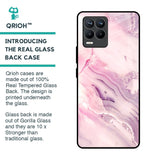 Diamond Pink Gradient Glass Case For Realme 8 Pro
