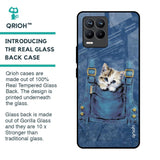 Kitty In Pocket Glass Case For Realme 8 Pro
