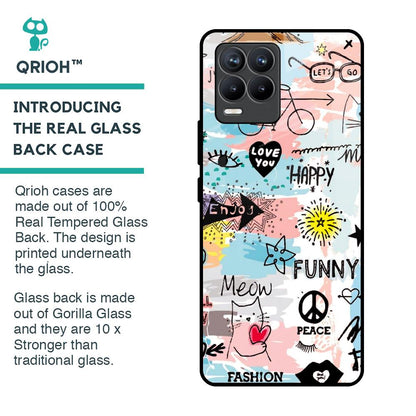 Just For You Glass Case For Realme 8 Pro