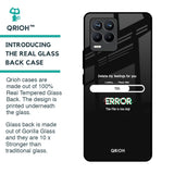 Error Glass Case for Realme 8 Pro