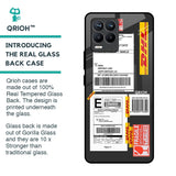 Cool Barcode Label Glass Case For Realme 8 Pro