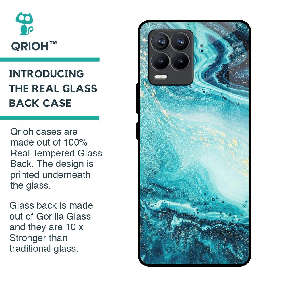 Sea Water Glass Case for Realme 8 Pro