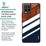 Bold Stripes Glass Case for Realme 8 Pro
