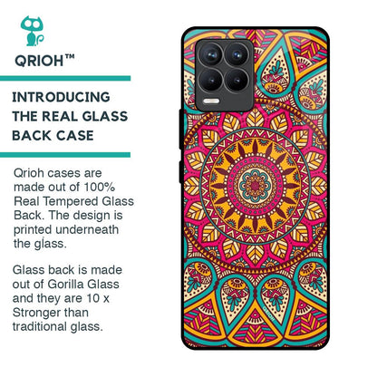 Elegant Mandala Glass Case for Realme 8 Pro