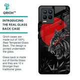 Red Moon Tiger Glass Case for Realme 8 Pro
