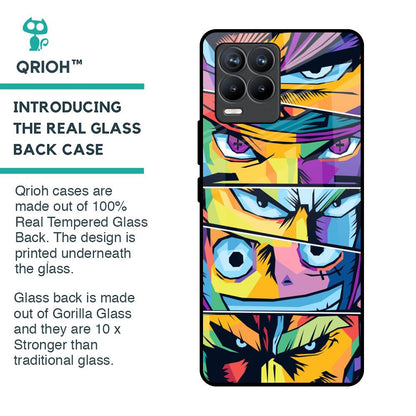 Anime Legends Glass Case for Realme 8 Pro