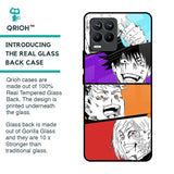 Anime Sketch Glass Case for Realme 8 Pro