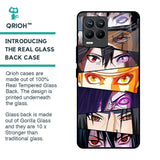 Anime Eyes Glass Case for Realme 8 Pro