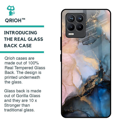 Marble Ink Abstract Glass Case for Realme 8 Pro