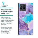 Alcohol ink Marble Glass Case for Realme 8 Pro