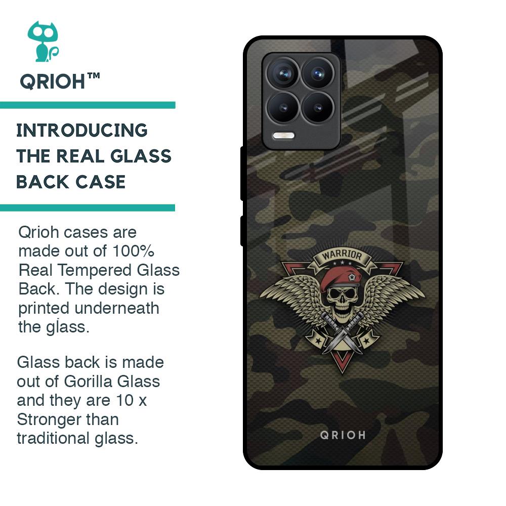 Army Warrior Glass Case for Realme 8 Pro