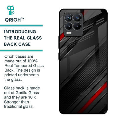 Modern Abstract Glass Case for Realme 8 Pro
