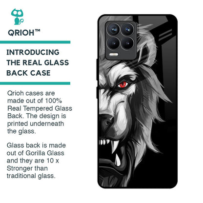 Wild Lion Glass Case for Realme 8 Pro