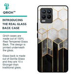 Tricolor Pattern Glass Case for Realme 8 Pro