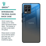 Blue Grey Ombre Glass Case for Realme 8 Pro