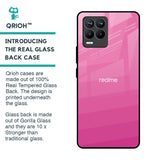 Pink Ribbon Caddy Glass Case for Realme 8 Pro