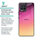 Geometric Pink Diamond Glass Case for Realme 8 Pro