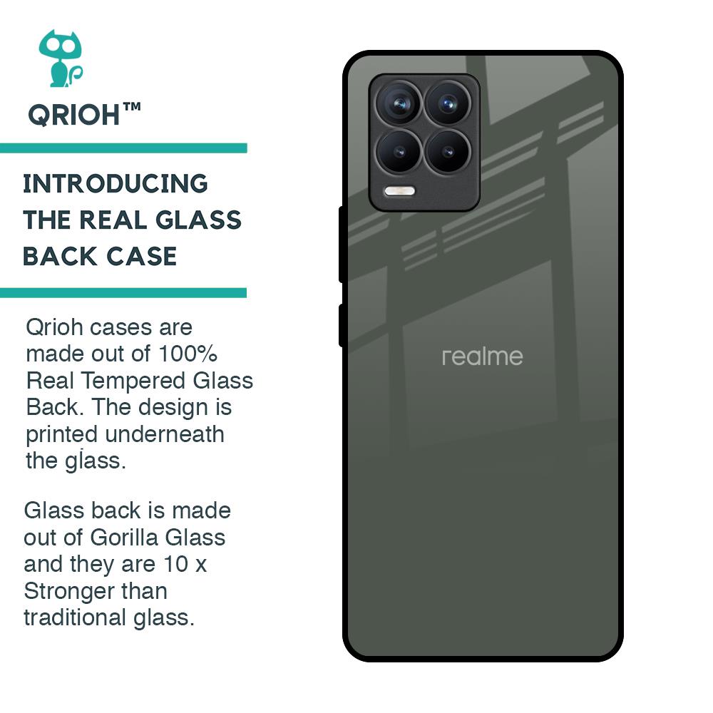 Charcoal Glass Case for Realme 8 Pro