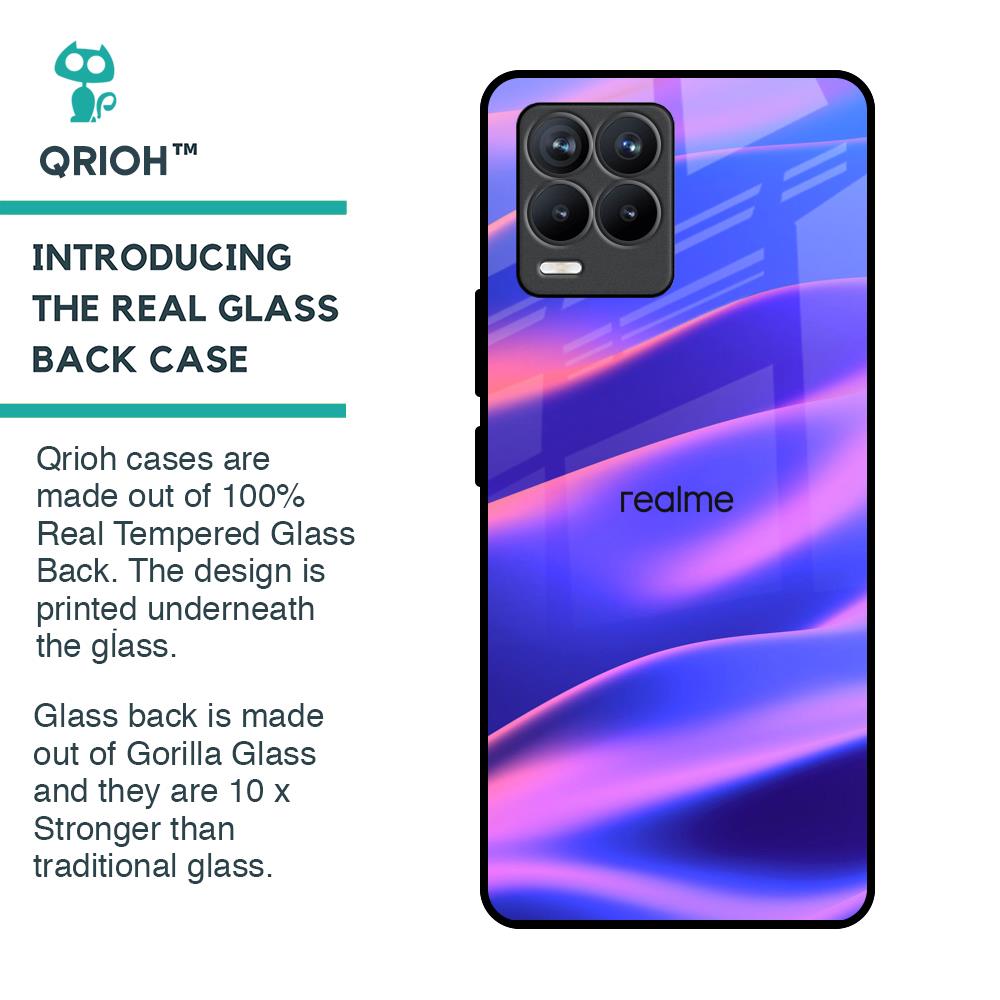 Colorful Dunes Glass Case for Realme 8 Pro