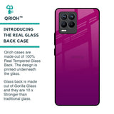 Magenta Gradient Glass Case For Realme 8 Pro