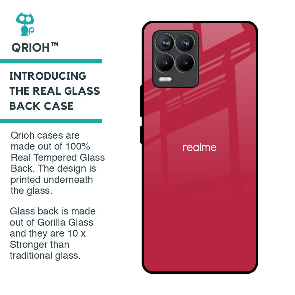 Solo Maroon Glass case for Realme 8 Pro