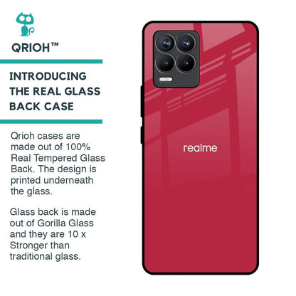 Solo Maroon Glass case for Realme 8 Pro