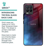 Smokey Watercolor Glass Case for Realme 8 Pro