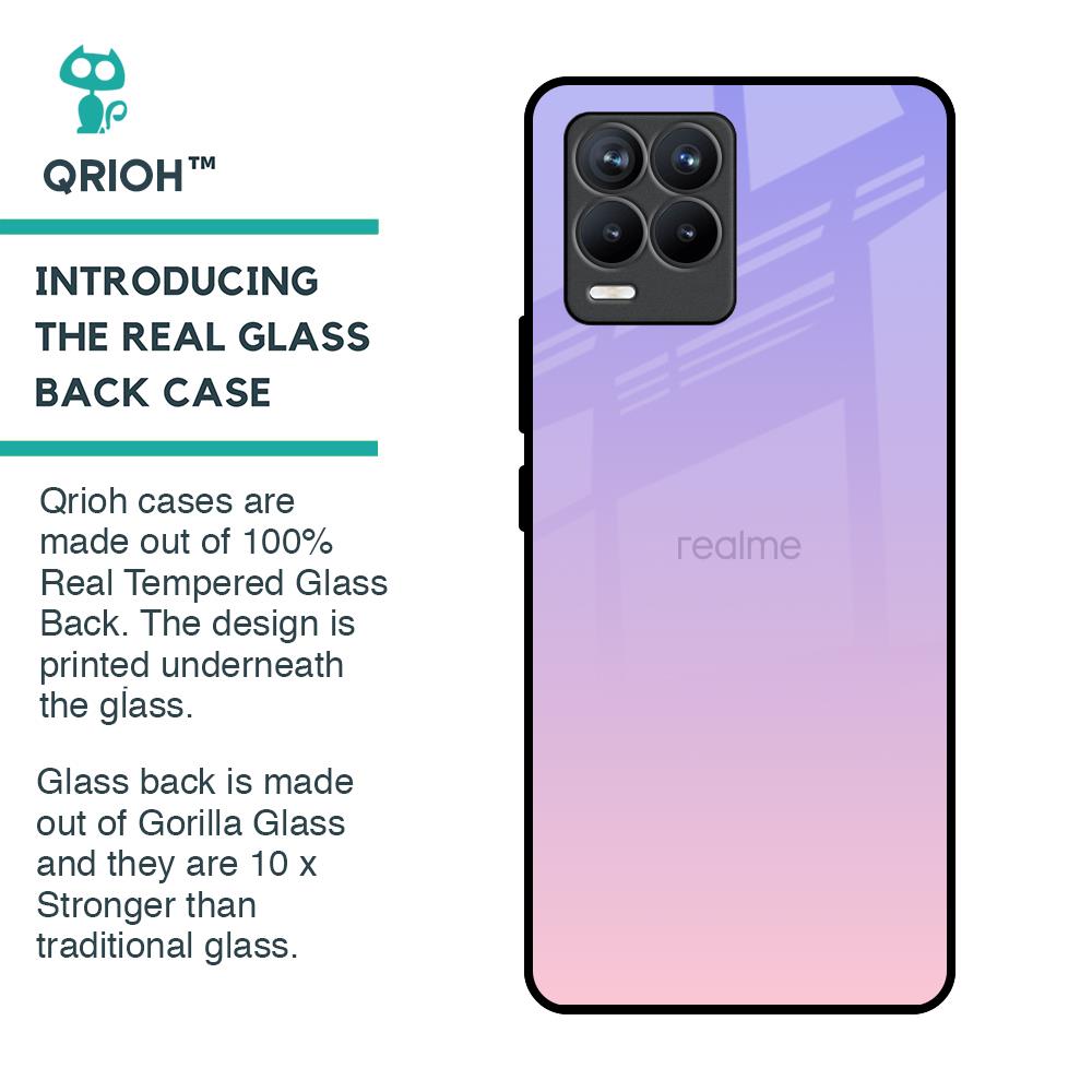 Lavender Gradient Glass Case for Realme 8 Pro
