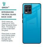 Blue Aqua Glass Case for Realme 8 Pro